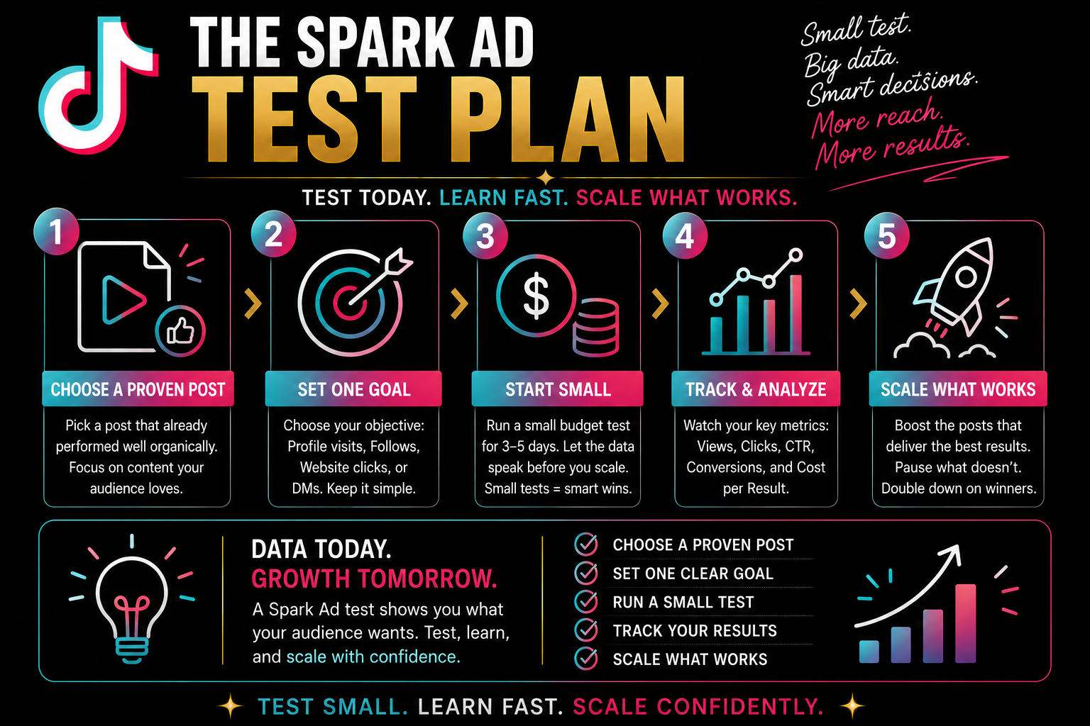 TikTok Day 14 Spark Ad Test