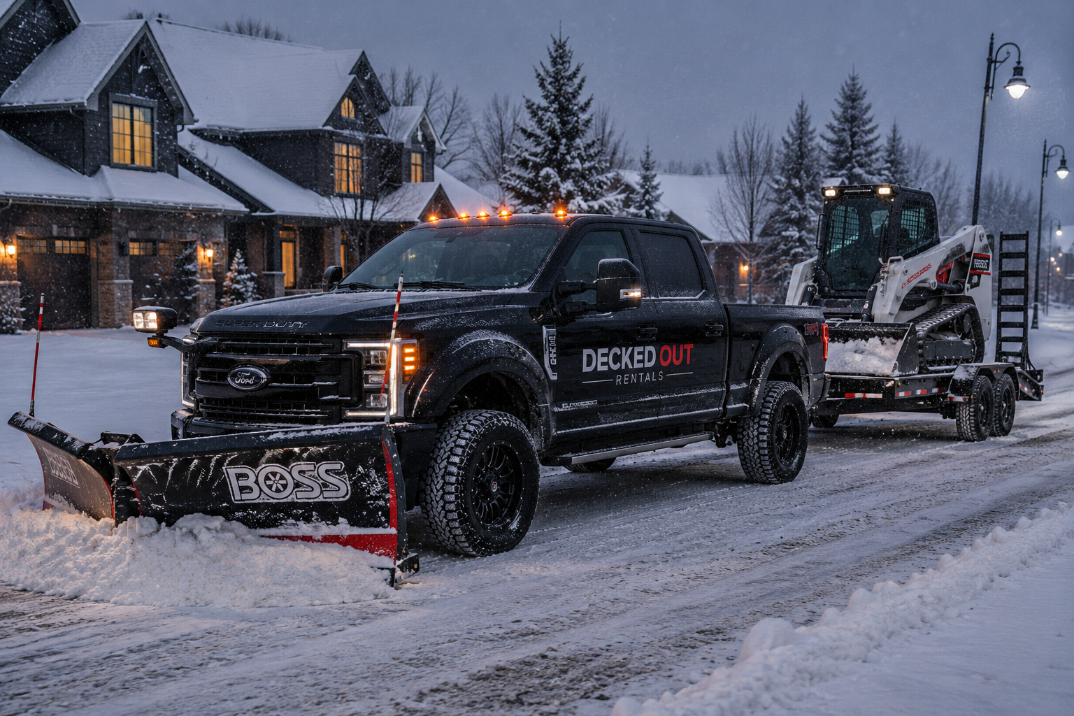 Decked Out Rentals snow removal service